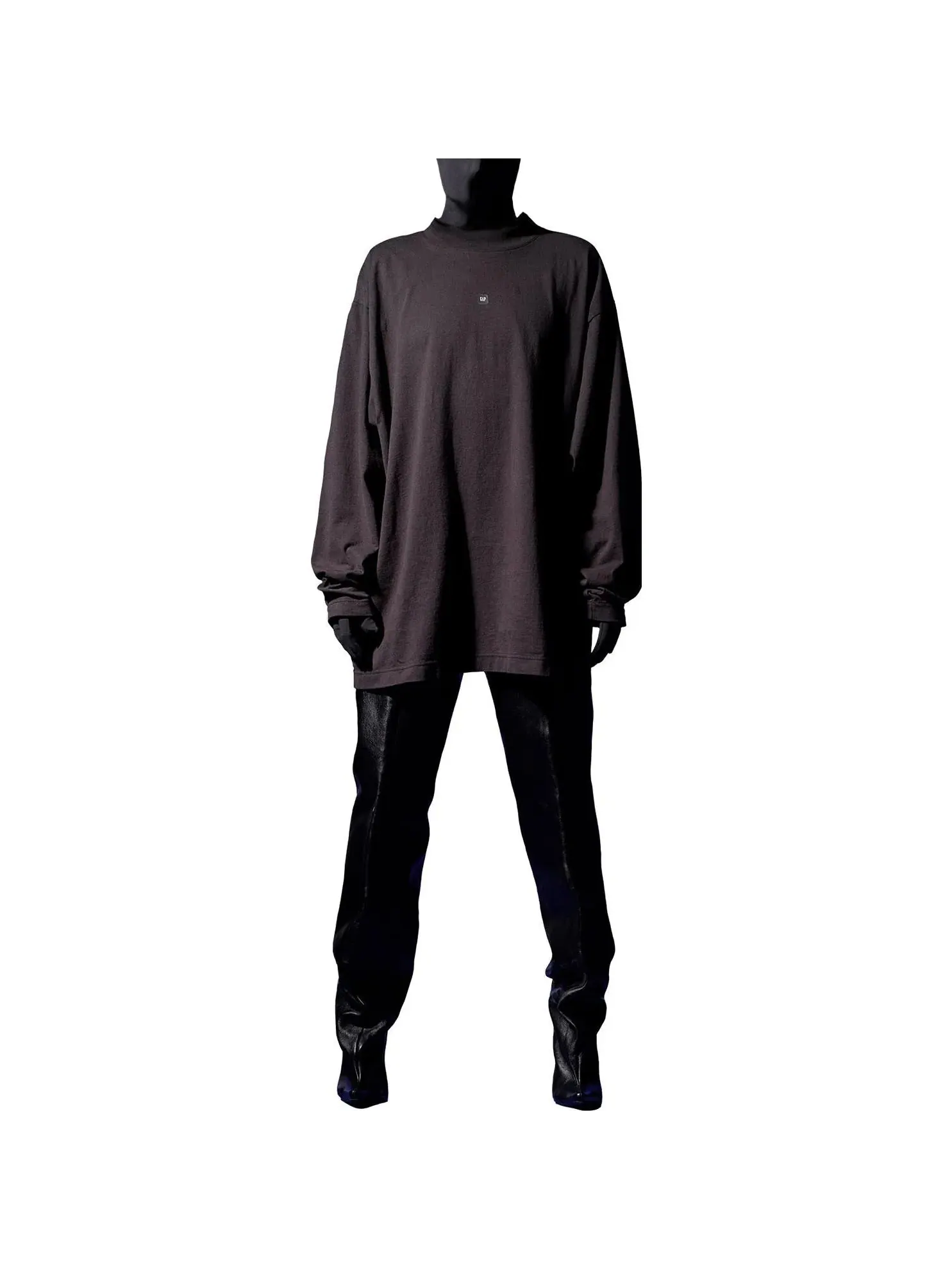 Лонгслив Yeezy Gap Engineered by Balenciaga Logo — изображение 5 из 9, черный