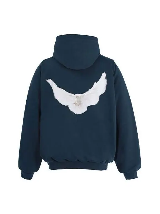 Толстовка YEEZY Gap Engineered by Balenciaga Dove Dark Blue — изображение 1 из 2, синий