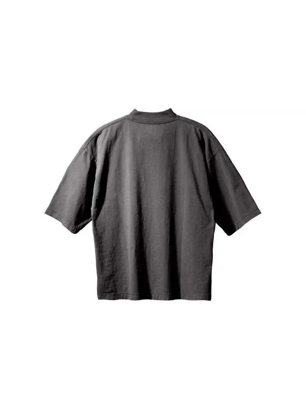 Футболка logo no seam t-shirt 'dark blue' Yeezy Gap — изображение 2 из 2, серый