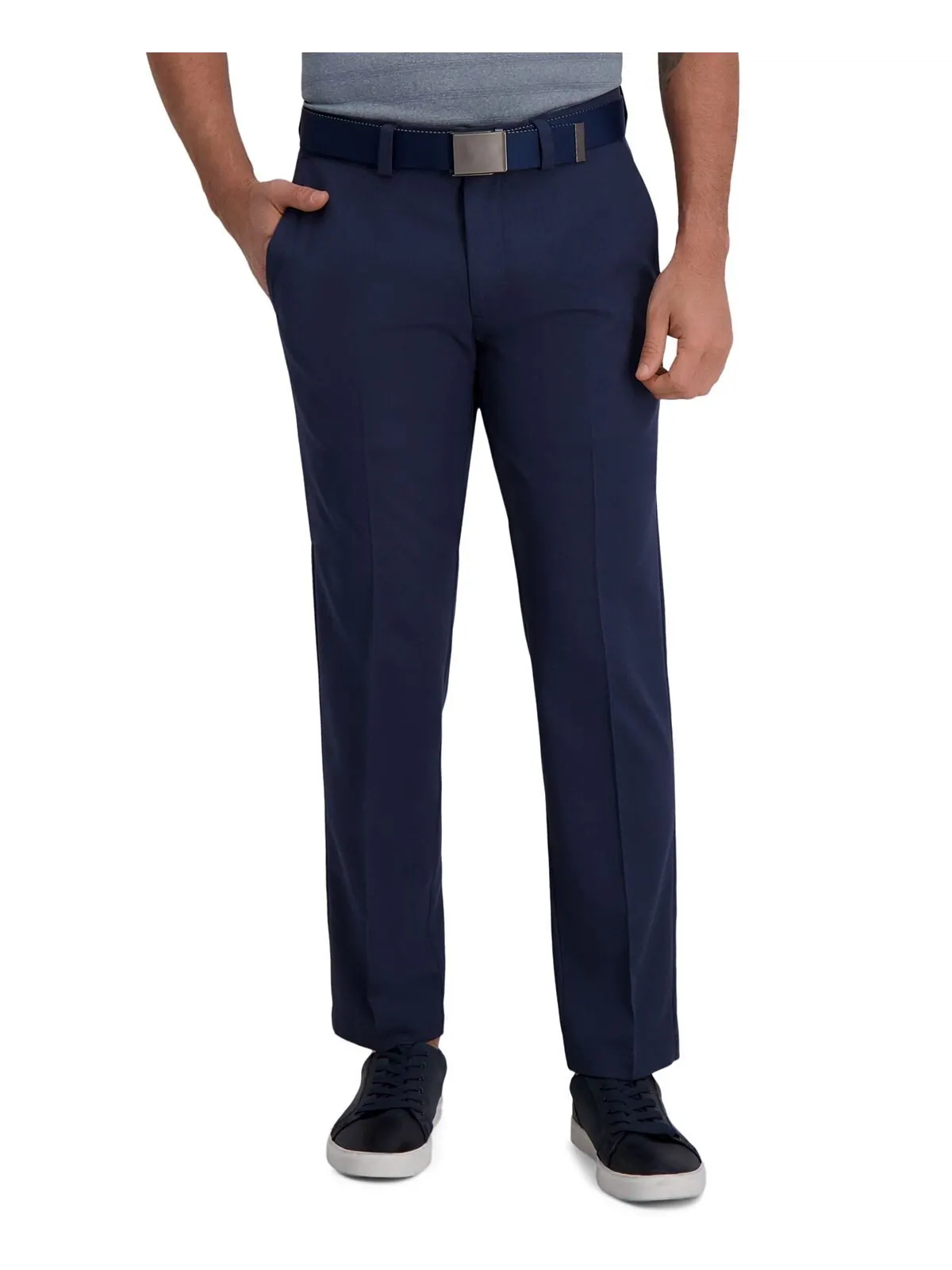 Плоские передние брюки cool right performance flex straight fit Haggar