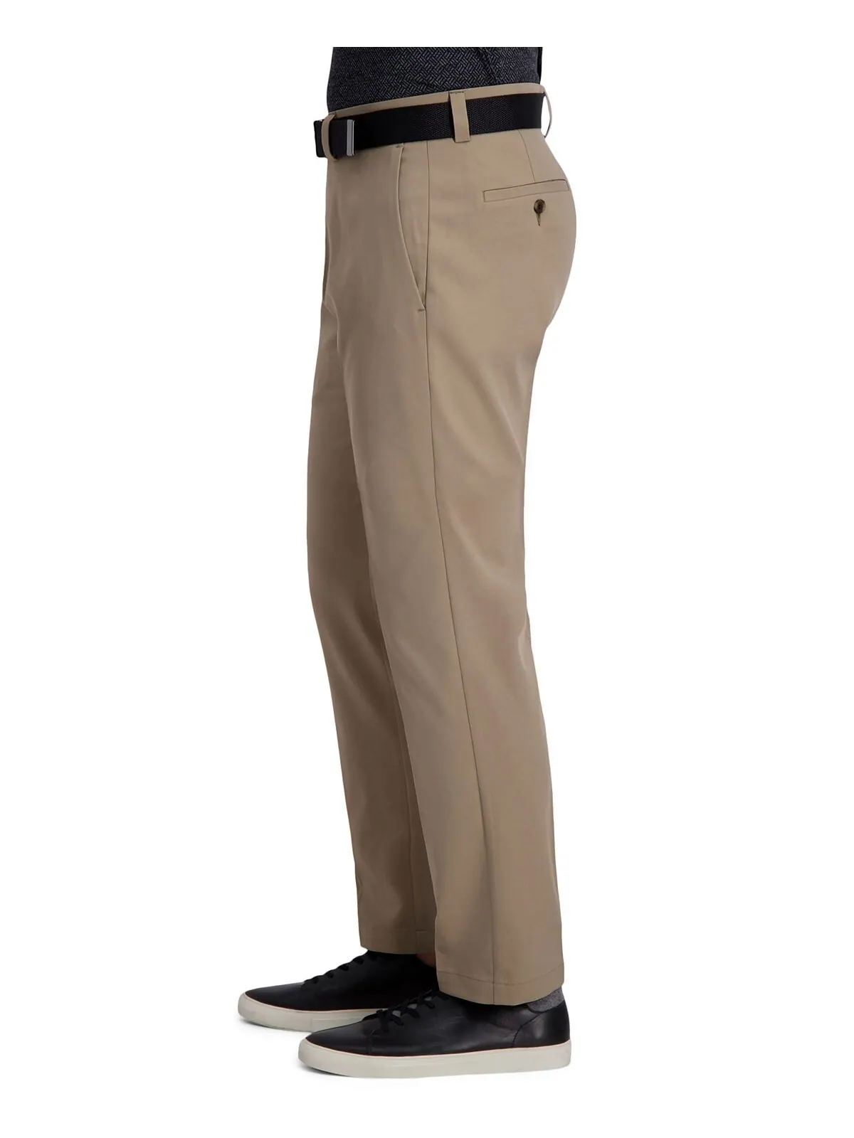 Плоские передние брюки cool right performance flex straight fit Haggar — изображение 3 из 7, хаки