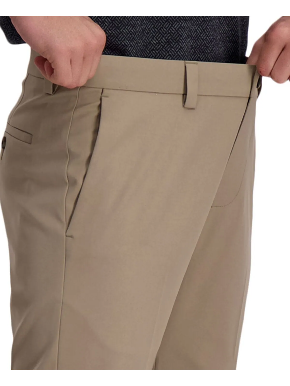 Плоские передние брюки cool right performance flex straight fit Haggar — изображение 4 из 7, хаки