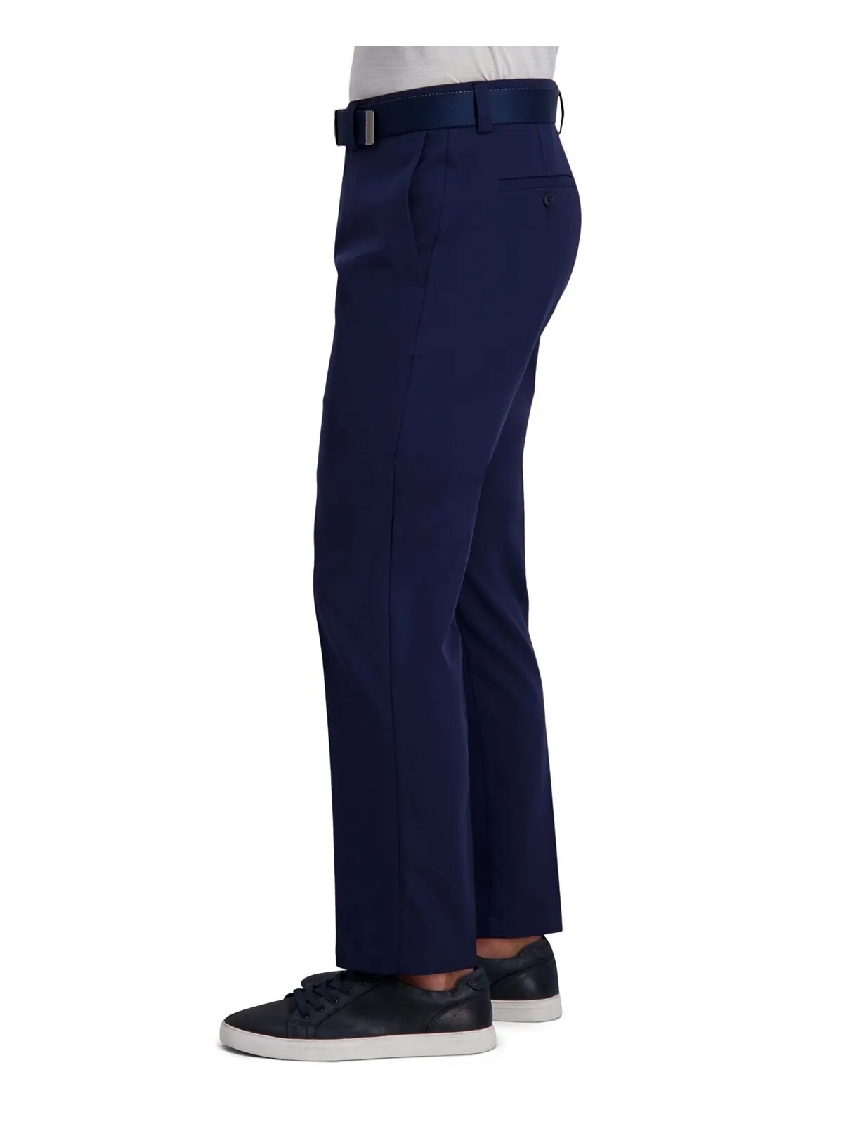 Плоские передние брюки cool right performance flex straight fit Haggar — изображение 3 из 6, синий