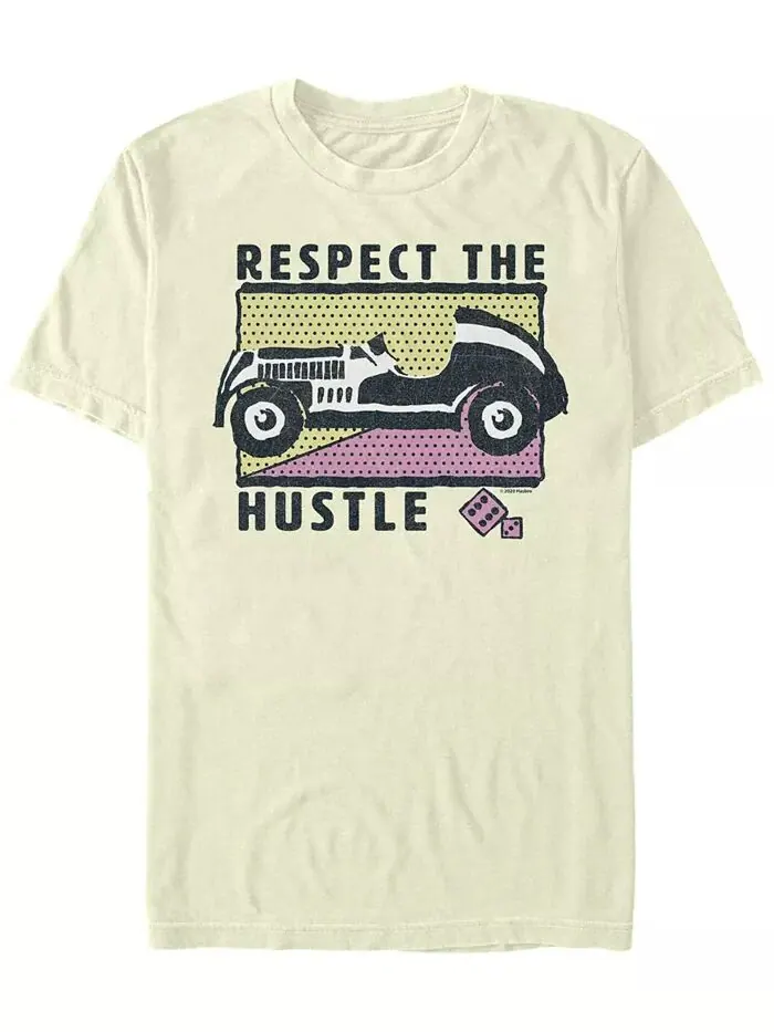 Мужская футболка Respect The Hustle с коротким рукавом и круглым вырезом Fifth Sun — изображение 1 из 1, прозрачный