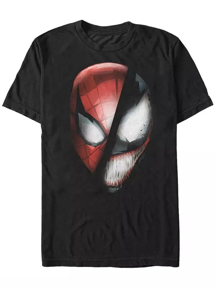 Футболка с коротким рукавом Marvel's Universe Spider-Man Venom Face off Fifth Sun — изображение 1 из 1, черный