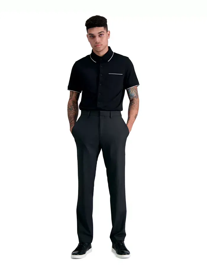 Мужские классические брюки Premium Textured Weave Slim-Fit с эффектом стрейч Kenneth Cole Reaction