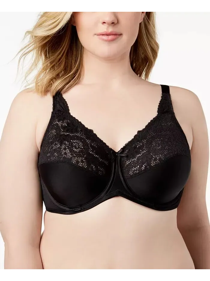 Бюстгальтер Minimizer Comfort Lace на косточках 428 Lilyette — изображение 3 из 4, черный