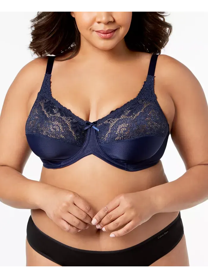Минимизатор Comfort Lace Underwire Бюстгальтер 428 Bali — изображение 2 из 2, синий