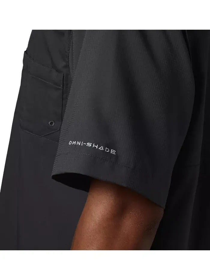 Мужская рубашка с коротким рукавом PFG Tamiami II Columbia — изображение 4 из 7, черный