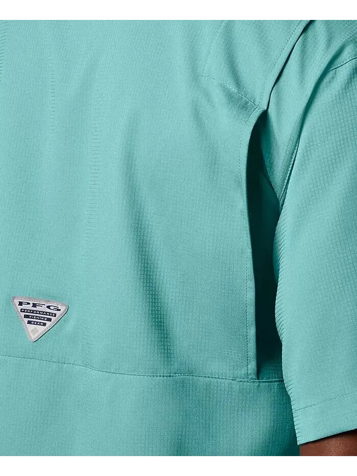 Мужская рубашка PFG Tamiami II с коротким рукавом Columbia — изображение 6 из 8, белый