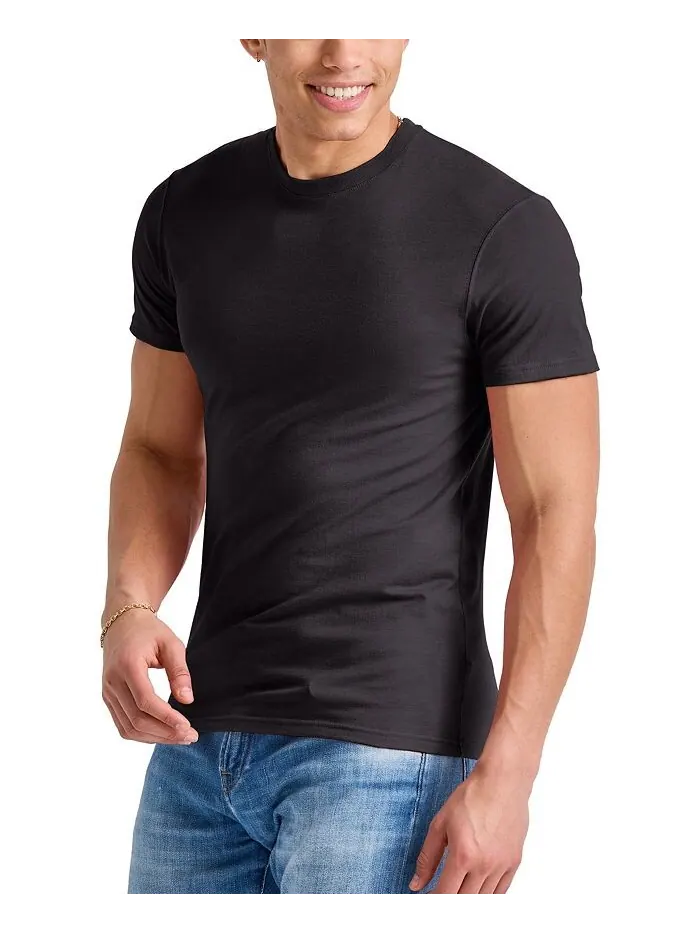 Мужская футболка Originals Tri-Blend с короткими рукавами Hanes — изображение 1 из 4, черный