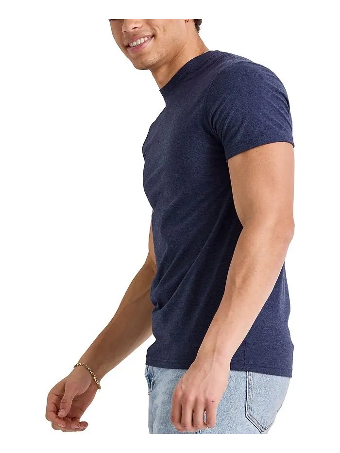 Мужская футболка Originals Tri-Blend с короткими рукавами Hanes — изображение 4 из 4, темно-синий