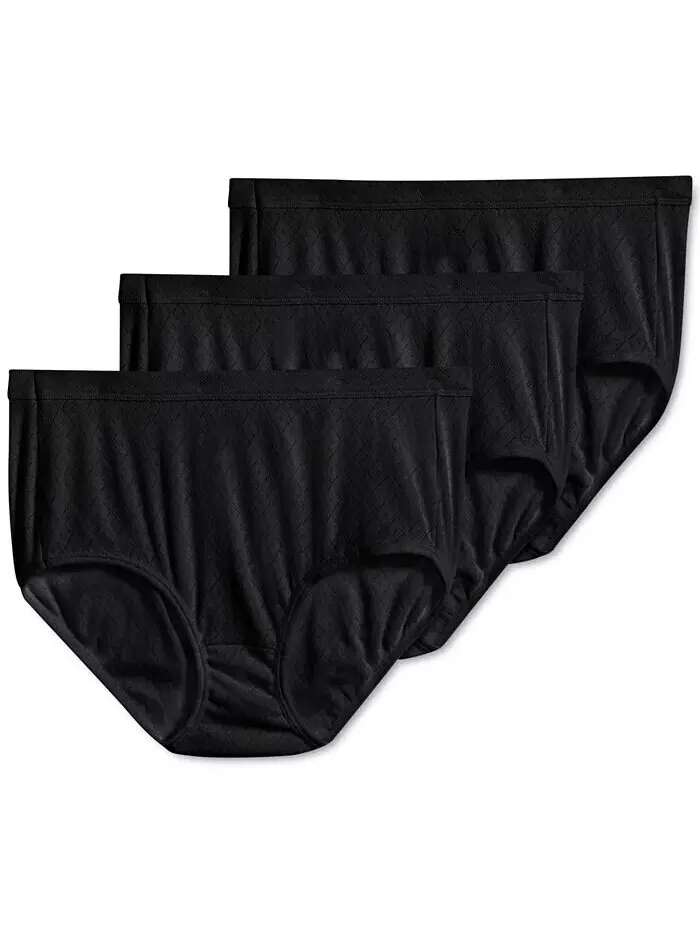 Комплект из 3 трусиков Elance Breathe Brief 1542, увеличенные размеры Jockey