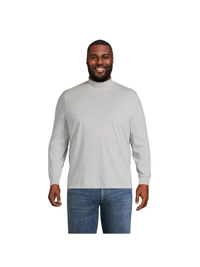 Футболка-водолазка Big & Tall Super-T Lands' End