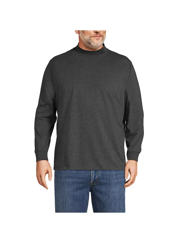 Футболка-водолазка Big & Tall Super-T Lands' End