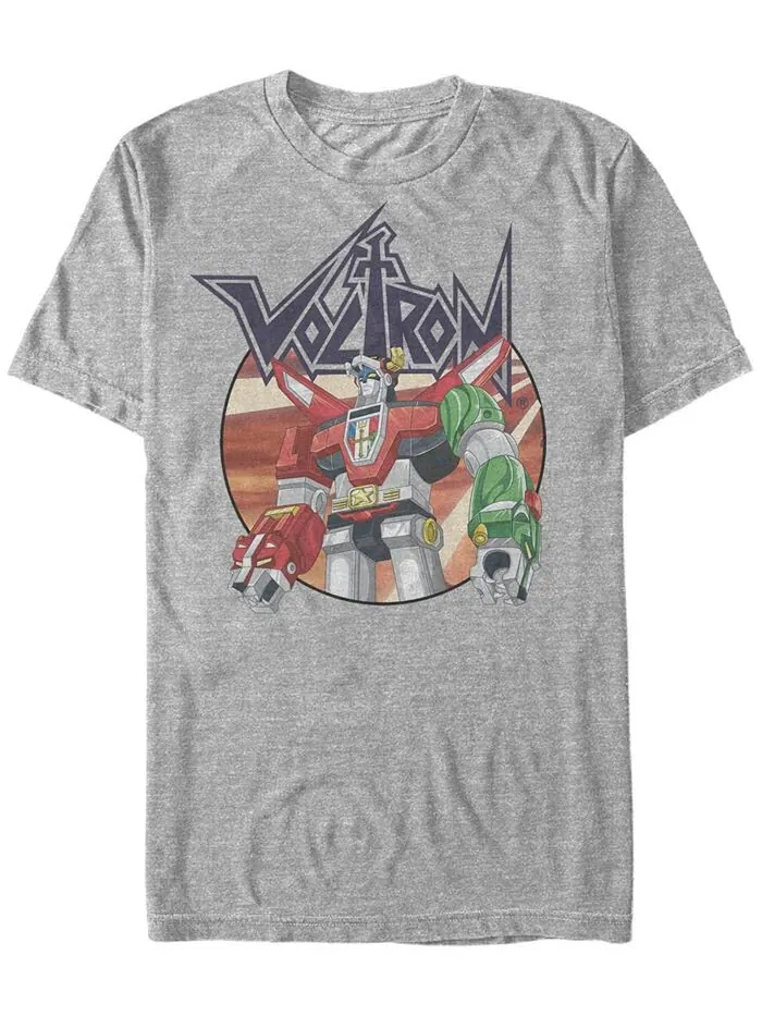 Мужская футболка с короткими рукавами и логотипом робота Voltron: Defender of the Universe Fifth Sun — изображение 1 из 1