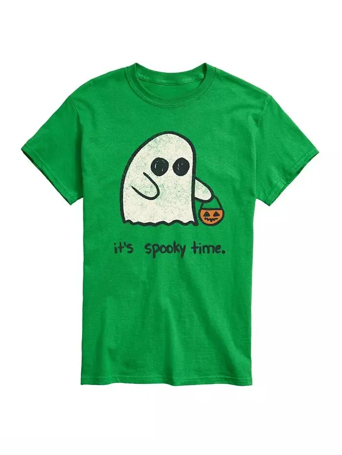 Мужская футболка с коротким рукавом Hybrid Apparel It's Spooky Time AIRWAVES