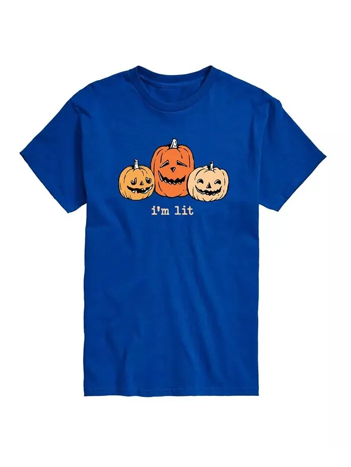 Мужская футболка с коротким рукавом Instant Message Halloween AIRWAVES — изображение 1 из 3, синий