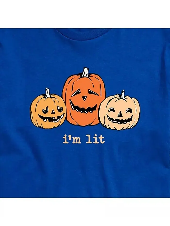 Мужская футболка с коротким рукавом Instant Message Halloween AIRWAVES — изображение 3 из 3, синий