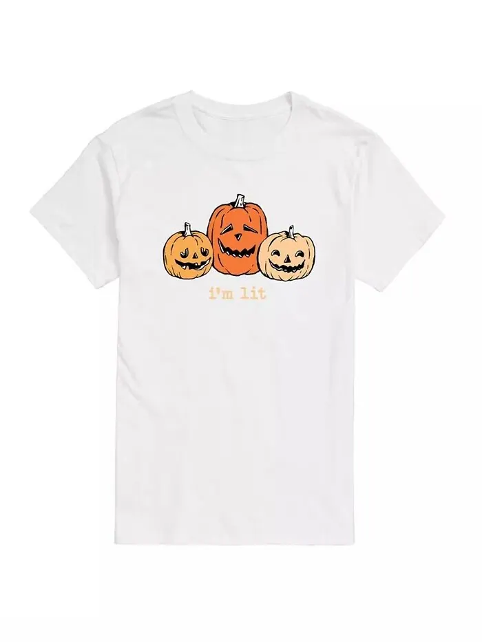 Мужская футболка с коротким рукавом Instant Message Halloween AIRWAVES — белый