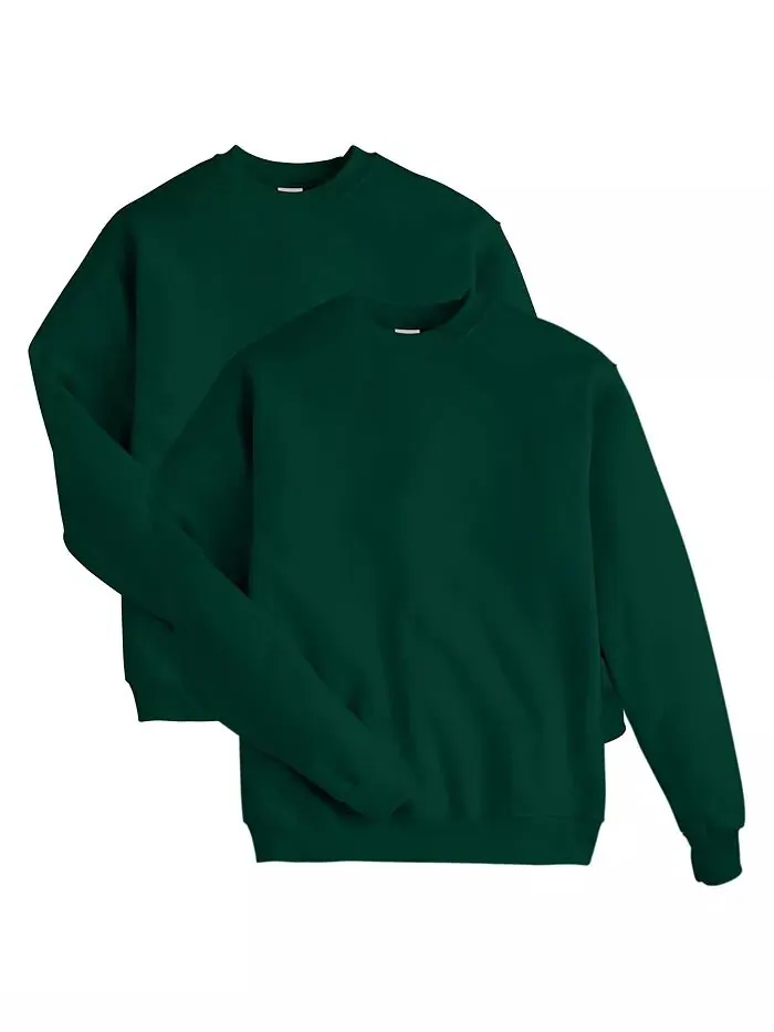 Мужская флисовая толстовка EcoSmart, 2 шт. в упаковке Hanes — изображение 16 из 21, серый