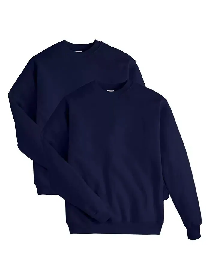 Мужская флисовая толстовка EcoSmart, 2 шт. в упаковке Hanes — изображение 10 из 21, серый