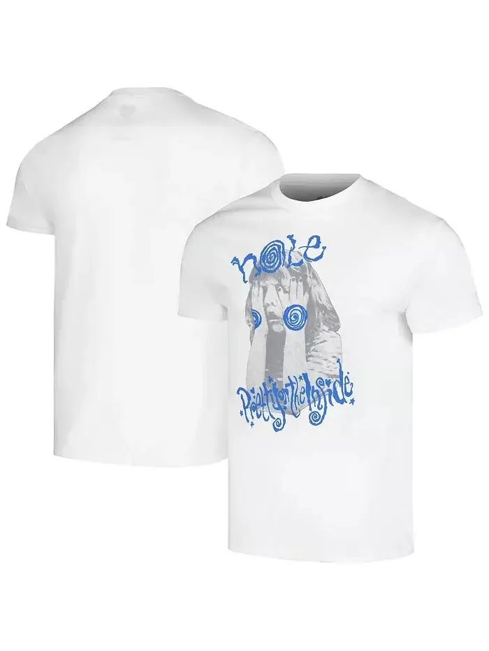Мужская футболка White Hole Pretty On The Inside с графическим принтом Manhead Merch