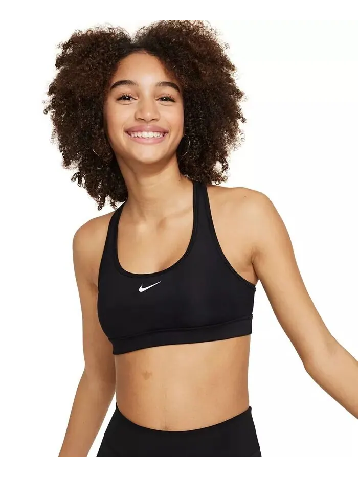 Спортивный бюстгальтер с галочкой для больших девочек Nike