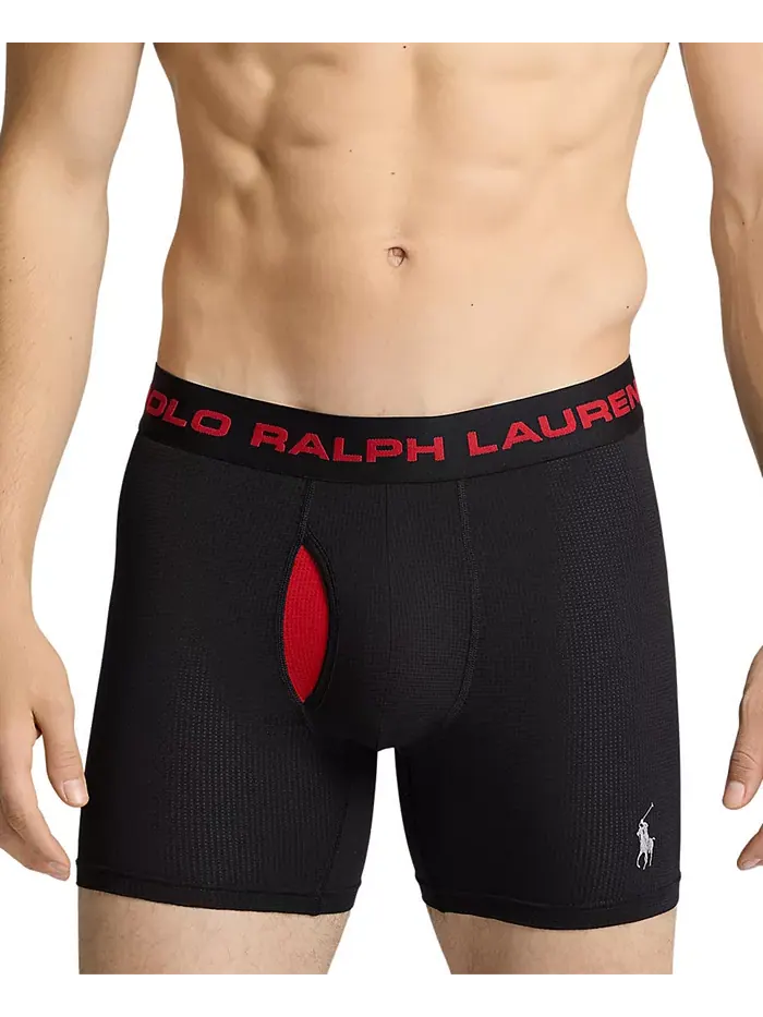 Мужские боксеры Perfect Pouch, 3 шт Polo Ralph Lauren — изображение 2 из 8, черный
