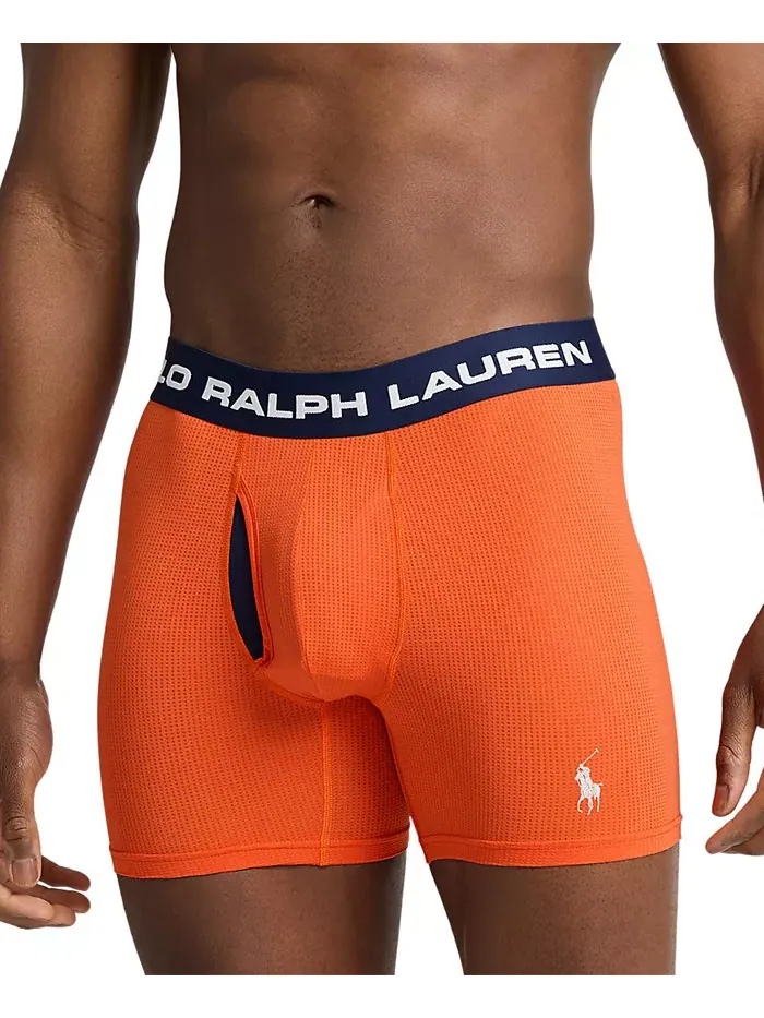 Комплект трусов Polo Ralph Lauren Perfect Pouch Boxer, 3 предмета — изображение 2 из 9, серый