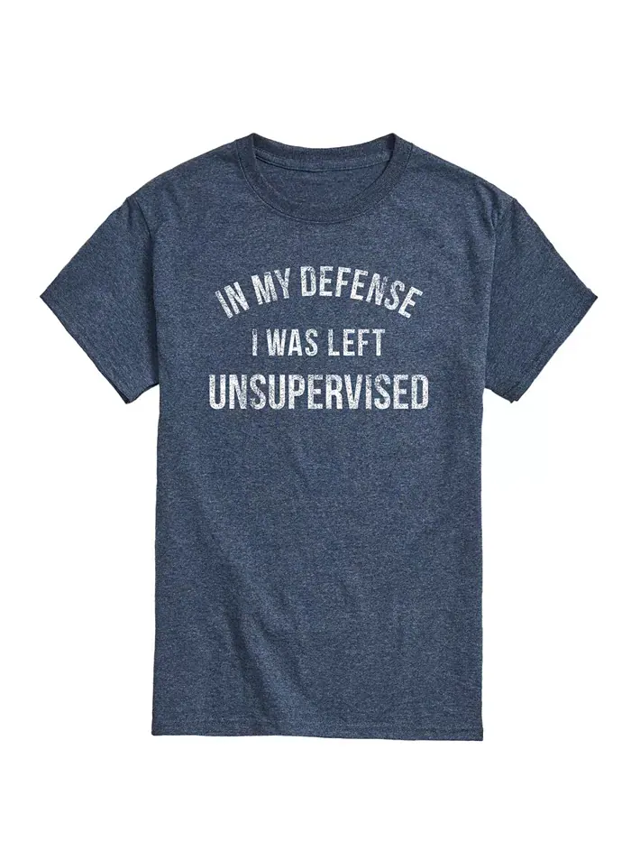 Мужская футболка с коротким рукавом My Defense Left Unsupervised AIRWAVES — изображение 1 из 3, синий