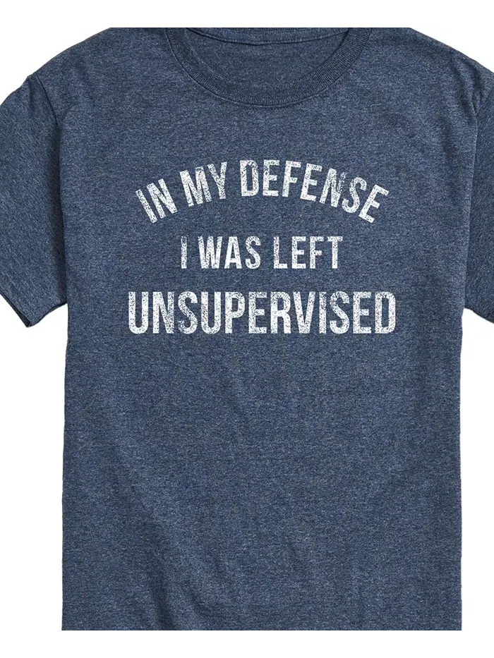 Мужская футболка с коротким рукавом My Defense Left Unsupervised AIRWAVES — изображение 3 из 3, синий