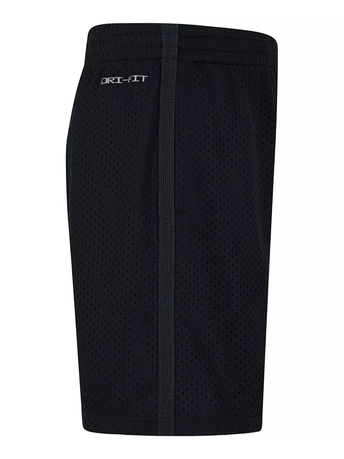 Шорты для мальчиков Dri-FIT Logo Mesh Pull-On Nike — изображение 4 из 5, черный