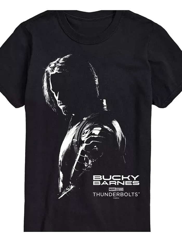 Мужская футболка с коротким рукавом Marvel Thunderbolts Bucky Barnes AIRWAVES — изображение 2 из 3, черный