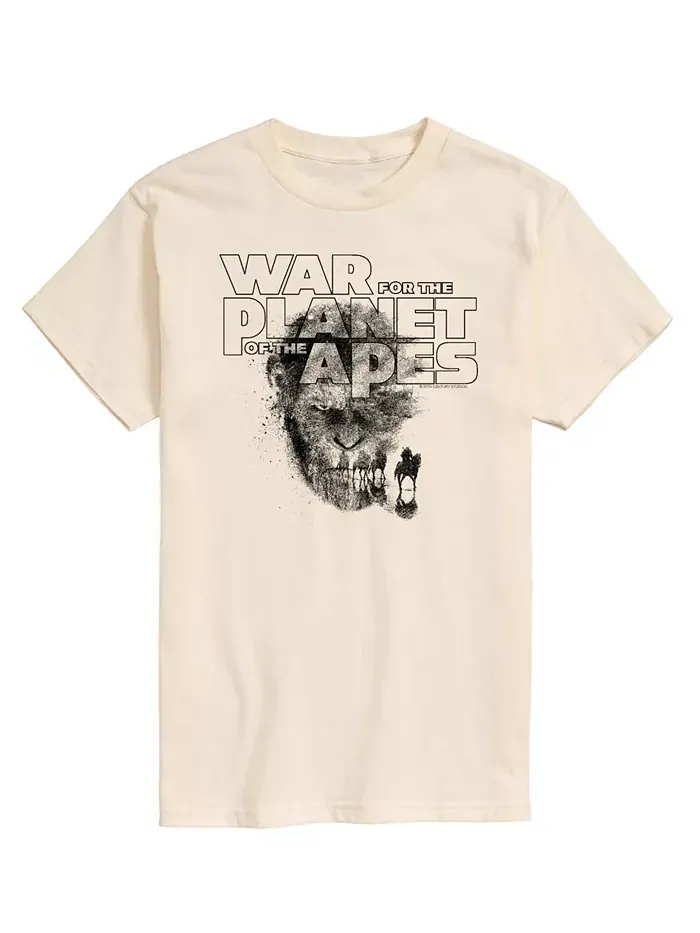 Мужская футболка с коротким рукавом War for the Planet of The Apes AIRWAVES — изображение 1 из 3, бежевый хаки