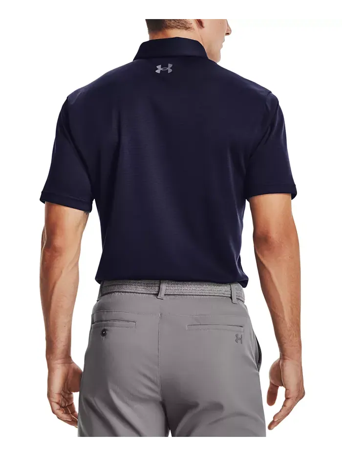 Мужская поло Tech Under Armour — изображение 3 из 4, темно-синий
