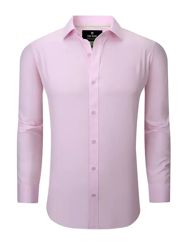 Мужская классическая рубашка Slim Fit из эластичной ткани Tom Baine