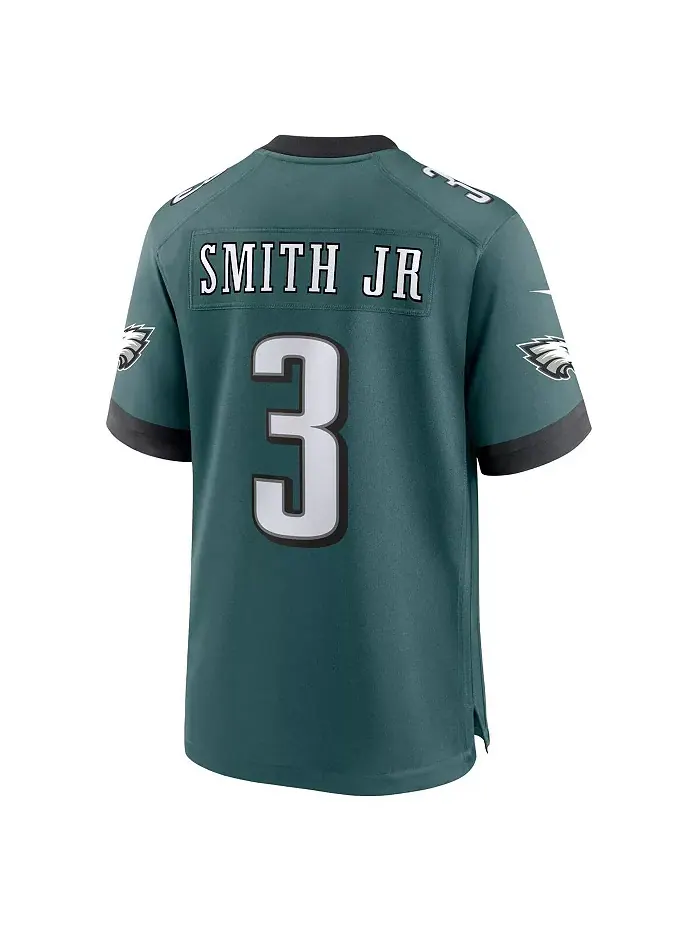 Мужская игровая футболка Nolan Smith Philadelphia Eagles Nike — изображение 3 из 5, зеленый