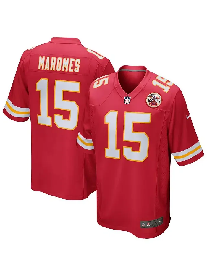 Мужская игровая футболка Patrick Mahomes Kansas City Chiefs Nike — изображение 1 из 3, белый