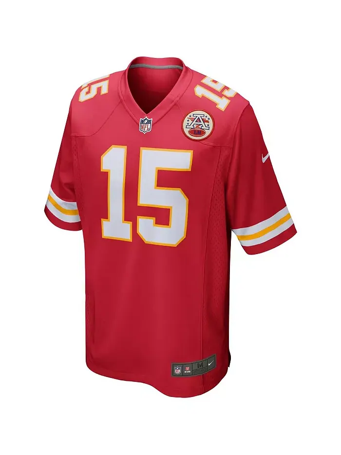 Мужская игровая футболка Patrick Mahomes Kansas City Chiefs Nike — изображение 2 из 3, белый