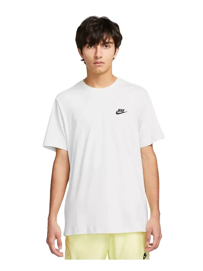 Футболка мужская Sportswear Club Nike — изображение 1 из 6, белый/черный