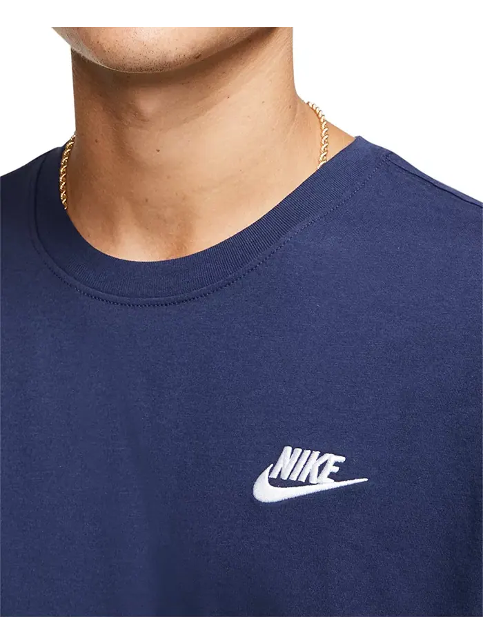 Футболка мужская Sportswear Club Nike — изображение 4 из 4, темно-синий