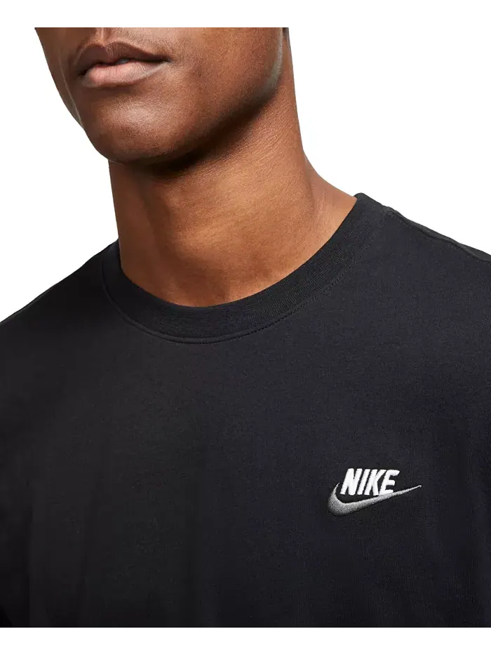 Футболка мужская Sportswear Club Nike — изображение 5 из 9, черный/белый