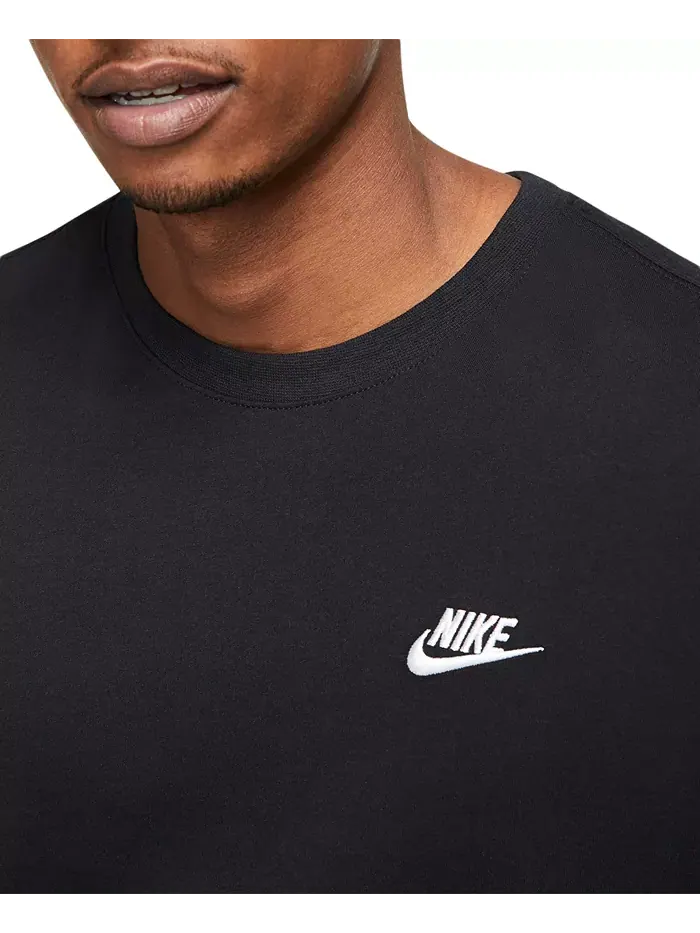 Футболка мужская Sportswear Club Nike — изображение 8 из 9, черный/белый