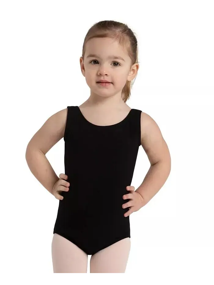 Купальник-майка с высоким воротом для девочек Capezio — изображение 6 из 6, черный
