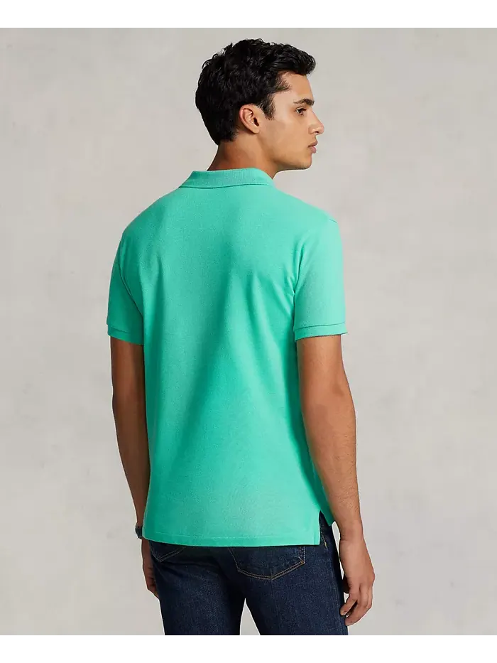 Мужская классическая поло с сетчатой тканью Polo Ralph Lauren — изображение 4 из 4, зеленый