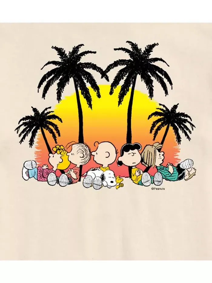 Гибридная футболка Peanuts с коротким рукавом для мужчин, летняя AIRWAVES — изображение 5 из 9