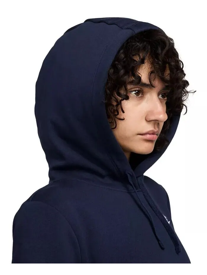 Женская спортивная одежда Club флисовый свитшот с капюшоном Nike — изображение 3 из 7, белый