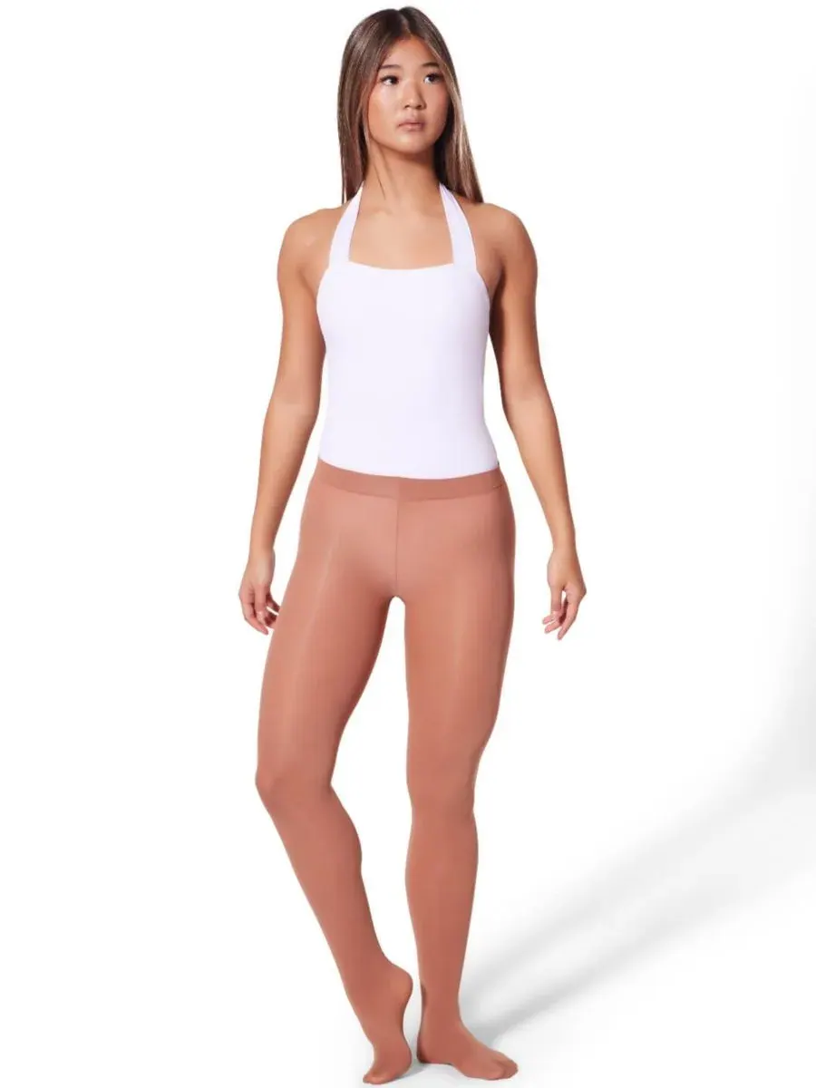 Женские ультрамягкие колготки с закрытыми ступнями Capezio
