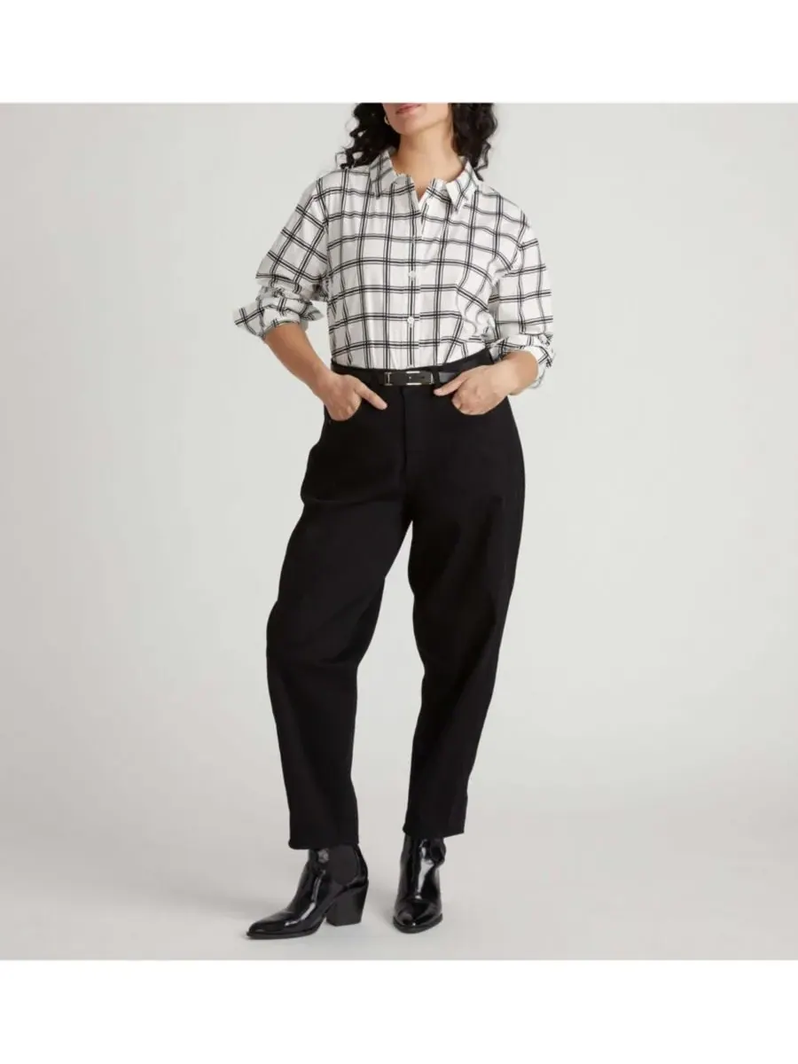 Женские джинсы Dakota Twisted Leg Universal Standard — черный